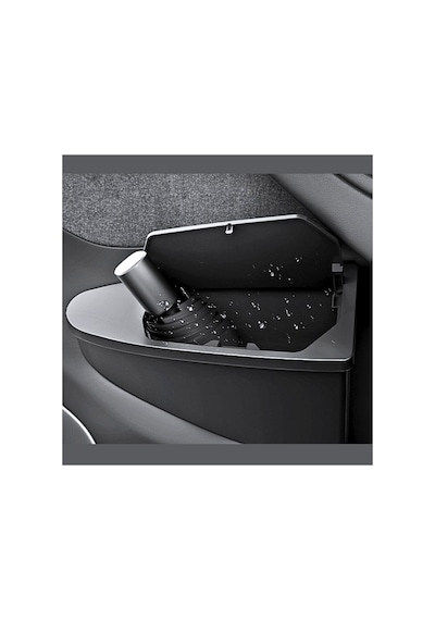 Red Lion Parts Tesla Model Y Juniper Uyumlu Ön Kapı İçi Gizli Çöp Kovası Kapaklı Düzenleyici Organizer
