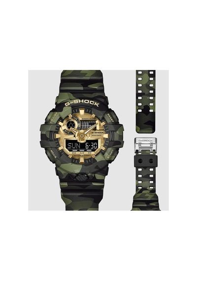 G-shock Analog-dijital Ga-700 Serisi 53.4 Mm Quartz Saat Ga-700cm Altın
