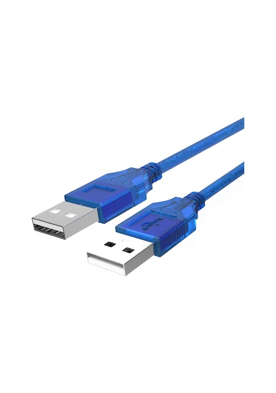 Wozlo USB İki Ucu Erkek Kablo 60 CM