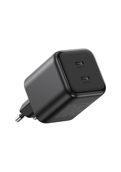 Ugreen 45w Gan Hızlı Şarj Cihazı Type-c Qc Pd 2xusb-c, Siyah, 65058
