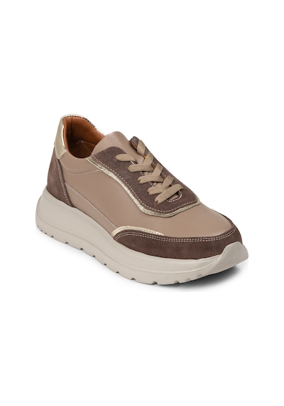 Deery Kadın Hakiki Deri Vizon Renk Sneaker Ayakkabı - M0509zvzne01 Vizon