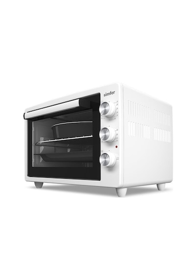 Simfer 3420 Beyaz 34 LT Statik Mini / Midi Fırın - 4 Fonksiyon, Programlanabilir Pişirme & Isı Kontrol Sistem