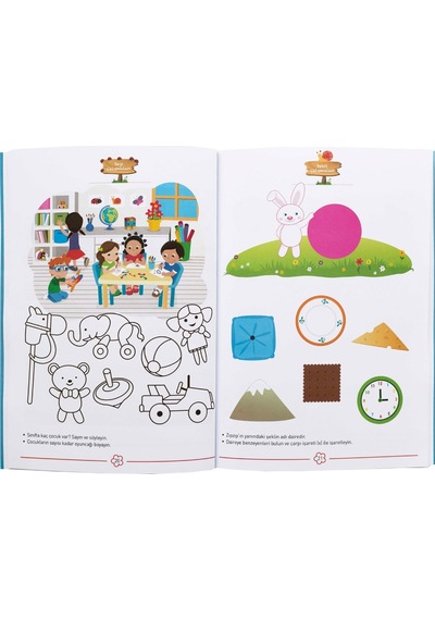 3+ Yaş Zihinsel Gelişim Etkinlikleri - Seviye 1