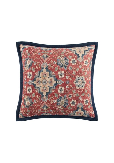 Hiend Vurgulu Yıkanmış Keten Melinda Euro Yastık Kılıfı, 68,5 X 68,5 Cm, Lacivert Ve Kırmızı, Çiçekli Madalyon Rustik Geleneksel Batı Tarzı Lüks Yatak Takımı Çok Renkli Hiend Vurgulu Yıkanmış Keten Melinda Euro Yastık Kılıfı, 68,5 X 68,5 Cm, Lacivert Ve Kırmızı, Çiçekli Madalyon Rustik Geleneksel Batı Tarzı Lüks Yatak Takımı Çok Renkli