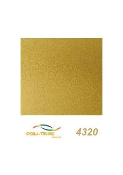 Poli Tape Metalik Altın Tekstil Transfer Folyosu - 51 Cm X 1 Metre Beyaz