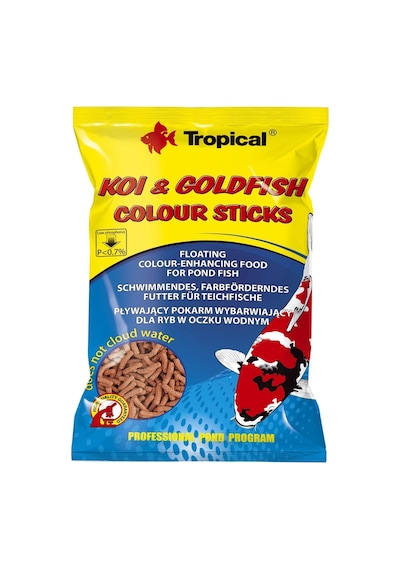Tropıcal Koi & Goldfish Colour Sticks 1000 Ml / 90 Gr Acı Kahverengi