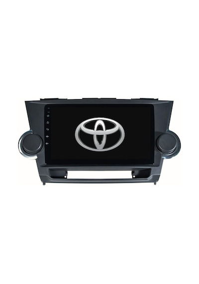 Toyota Highlander - Araç Multimedya Ekran - 4gb 64gb - S - Black - 2007 - 2013 - 9 Inch - Myway - Red