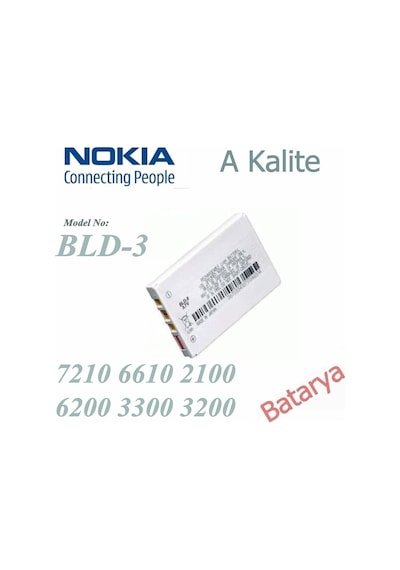Nokia 7210 6610 2100 6200 3300 3200 Bld-3 Batarya