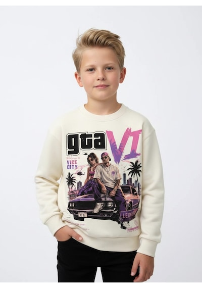 Seabubbles Gta Çocuk Sweatshirt Bej