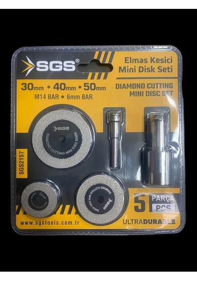 Sgs 2157 Elmas Kesici Mini Disk Seti 5 Parça