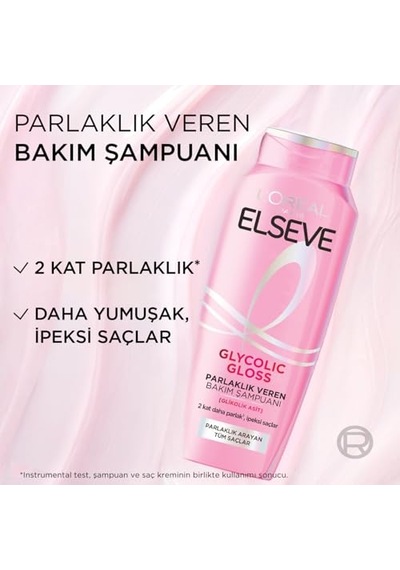 Ayrex Glycolic Gloss Parlaklık Veren Bakım Şampuanı 300ml