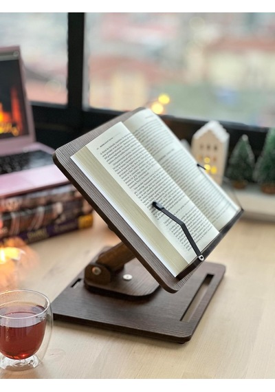 Dykos Yükseklik Ayarlanabilir Katlanabilir 360º Dönebilen Kitap Okuma Ve Laptop Standı