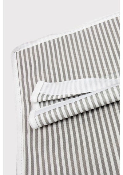 4 Bölmeli Dolap Düzenleyici 24x29x64 Cm X 4 Göz Gri - 924080488 Gri