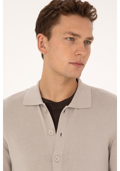 U.s. Polo Assn. Erkek Taş Hırka Triko 50313690-vr049 Tas