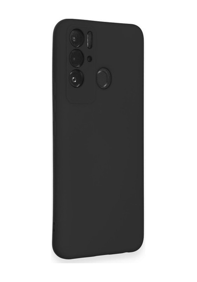 Tecno Pova Neo Kılıf Nano İçi Kadife Silikon - Siyah