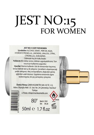 Jest No:15 Edp For Women