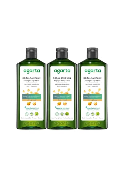 Agarta Doğal Şampuan 400 Ml Kepek Karşı Etkili Kepekli 01608797