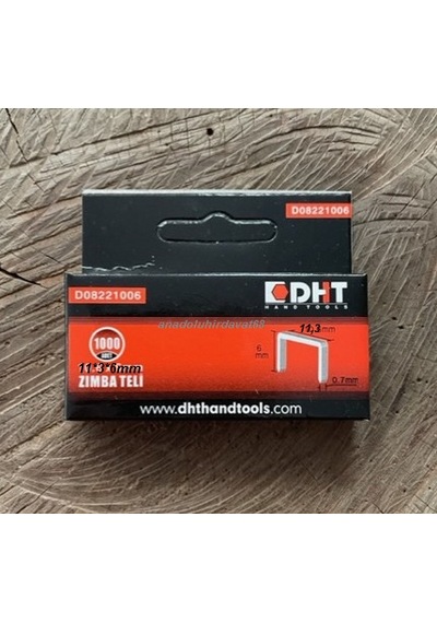 Dht Zımba Teli Boy 6 MM Mekanik Zımba Tabanca Teli Yüksek Kalite En 11.3 MM
