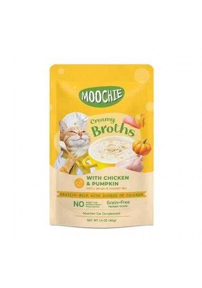 Moochie Tavuk Balkabağı İçerikli Kedi Çorbası 40 Gr