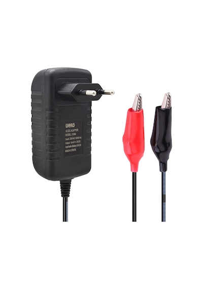 Weko 14.4 Volt - 2 Amper Krokodil Uçlu Kırmızı Yeşil Ledli Yerli Üretim Akü Şarj Cihazı Out :12v-2a