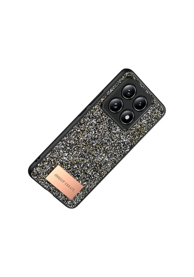 Onegif Mi 14t Pro Bright Simli Kapak - Gümüş İtdark49184