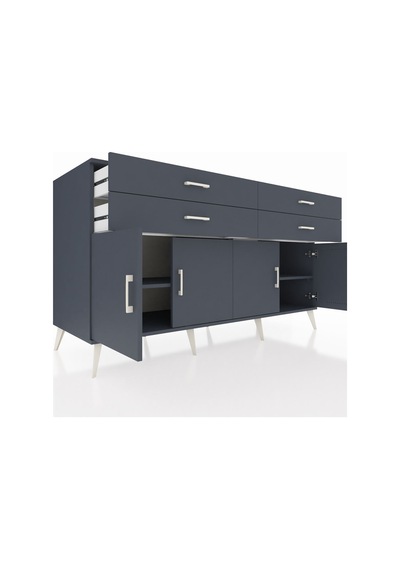 Kronos Konsol 2 Raflı 4 Çekmeceli 8 Kapaklı 176x59x99 Antrasit-an Antrasit-antrasit Kronos Konsol 2 Raflı 4 Çekmeceli 8 Kapaklı 176x59x99 Antrasit-an Antrasit-antrasit