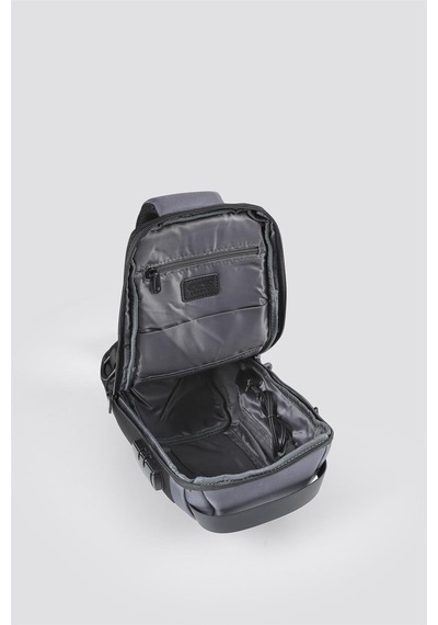 Ççs 51463 Tek Askılı Çapraz Çanta Gri