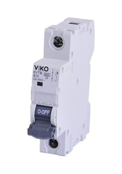 6vtb-1b25 Otomatik Sigorta 6ka B Tipi 1 Kutup 25a