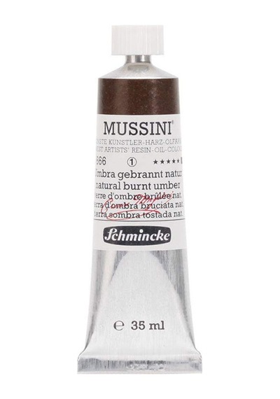 Mussini 35Ml Yağlı Boya Seri:1 No:666 Naturel Burnt Umber