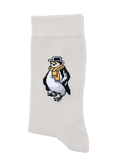 Kadın Pamuklu Özel Desenli Dikişsiz Yumuşak Dokulu Terletmez Rahat Esnek Soket Çorap Açık Gri-penguen Kadın Pamuklu Özel Desenli Dikişsiz Yumuşak Dokulu Terletmez Rahat Esnek Soket Çorap Açık Gri-penguen