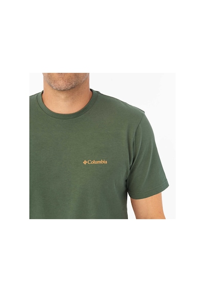 Columbia CSC M Basic Logo Brushed Erkek Kısa Kollu T-Shirt Yeşil