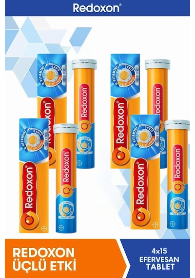 Redoxon Üçlü Etki 4 x 15 Efervesan Tablet