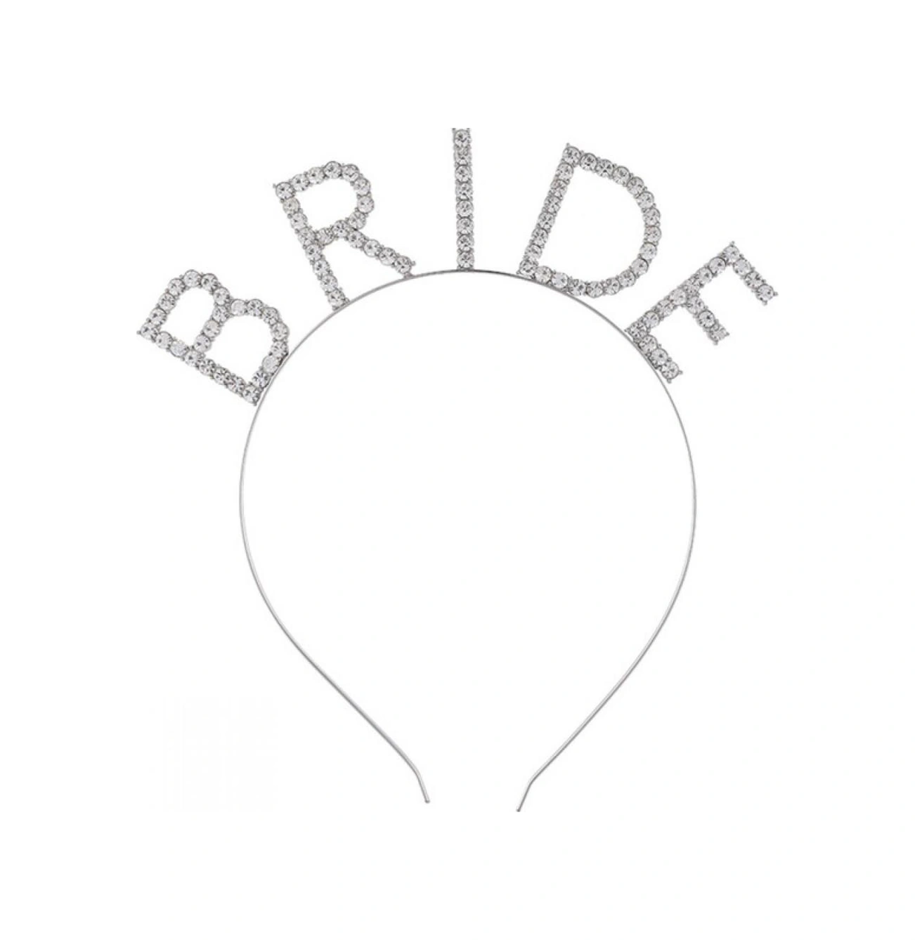 Mega Boy Kristal Taşlı Gümüş Bride Taç Gelin Tacı 20x21 Cm " 79733923