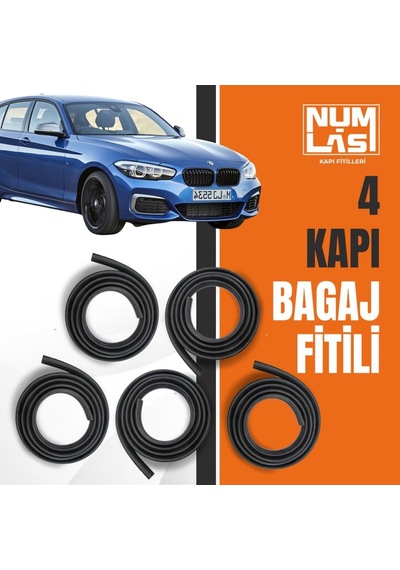 Bmw 1 Serisi F20 2011-2025 Kadifeli 4 Kapı + Bagaj Fitili-a Kalite-numlas-nm5052