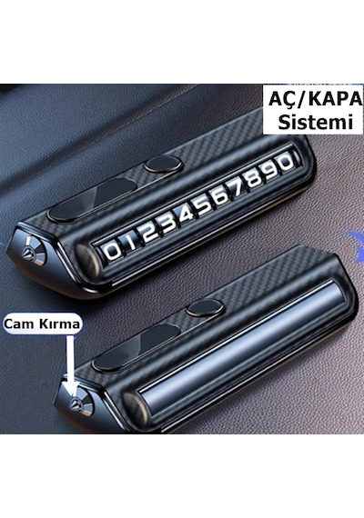 Pl-8689 İmdat Çekiçli Metal Uçlu Araç Numaratör Premium 1.sınıf Ürün - Çevirmeli Numaratör