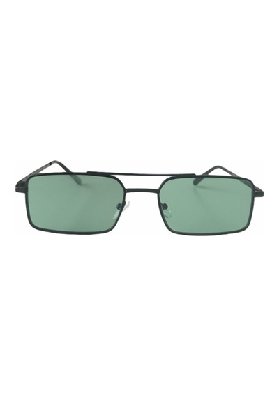 Dörtgen Unisex Retro Güneş Gözlüğü Altın - Bordo