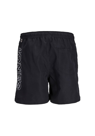 Jack & Jones Jack&jones Jpstfıjı Jjswım Double Logo Sn Şort Mayo Ly12253118 Siyah 001