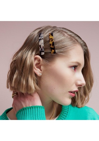 Lexroo Barrette Havana Mama Saç Önü Tokası Çok Renkli
