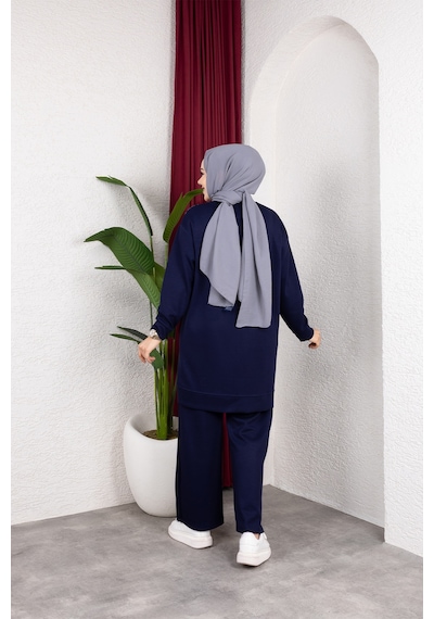 Hira Life Fashion Moda Efsa Kadın Lacivert Tesettür Giyim Zarif Taş Detaylı Tunik & Pantolon İkili Takım Lacivert Lacivert Hira Life Fashion Moda Efsa Kadın Lacivert Tesettür Giyim Zarif Taş Detaylı Tunik & Pantolon İkili Takım Lacivert Lacivert
