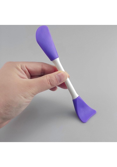 Çift Başlı Silikon Maske Uygulama Fırçası - Rc-385 Çok Renkli