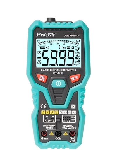 Ten,proskit Mt-1708 True Rms Akıllı Dijital Multimetre, 3-5/6 Akıllı Dijital Multimetre
