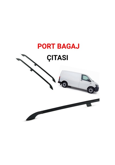 T5 Kısa Şase Siyah Portbagaj Tavan Çitası 2007 2008 2009