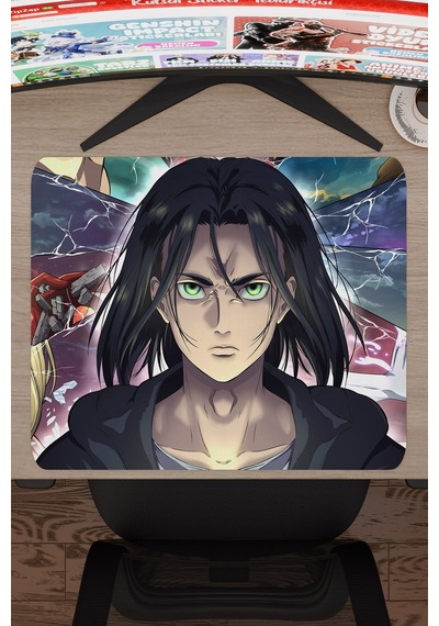 Attack On Titan Anime V1 - 48x40 Xl Gaming Kauçuk Kaymaz Taban Mouse Pad Fare Altlığı