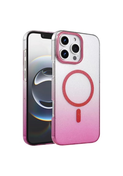 Newface Apple İphone 16 Pro Max Glossy Magsafe Kapak - Pembe