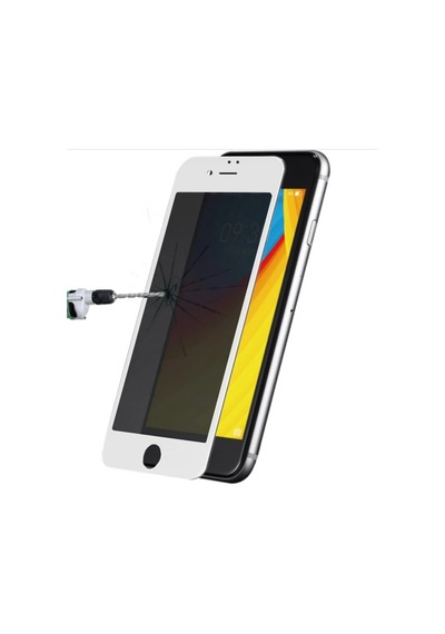 Apple, Uyumlu iPhone Se3-se2 Apple, Uyumlu iPhone 8-7 3d Full Privacy Gizlilik Kırılmaz Cam Ekran Koruyucu- 5775