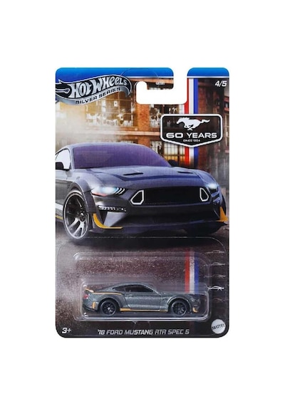 Hot Wheels 60. Yıl Mustang Serisi Arabalar 18 Ford Mustang Rtr Spec 5 Grt01 - Jby53 Çok Renkli