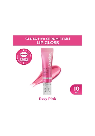 Gluta Hya Serum Etkili Lip Gloss Rosy Pink