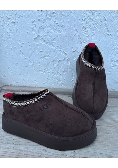 Huzurlu Adımlar Tazz Ugg Ayakkabı Acı Kahverengi