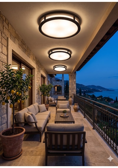 Doğal Günışığı 4000k Aydınlatma Glop Armatürü Led Avize Aplik Balkon Banyo Koridor Lambası Led Güçlü Işık Doğal Günışığı-4000k
