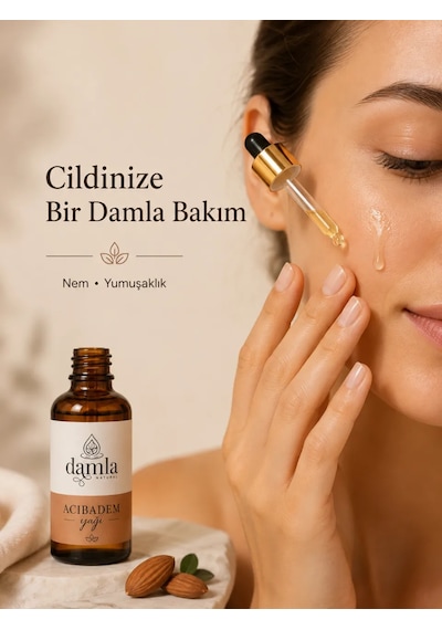Biodamla Natural Acıbadem Yağı 20 Ml